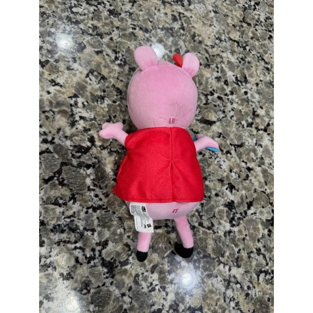 Peppa Pig Singing Plush Stuffed Animal Red Music Note Dress Microphone 13 Inch